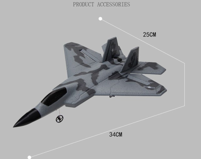 Fx622 2.4ghz リモートコントロールプレーン固定翼小型 F22 戦闘機模型玩具 Rc グライダーボーイズギフト用の通販はau PAY  マーケット - キューディショップ | au PAY マーケット－通販サイト