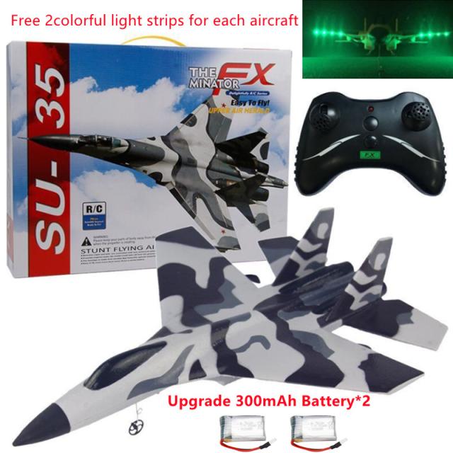 FX-820 2.4G 2CH SU-35 リモコン戦闘機固定翼 Rc グライダー電動飛行機