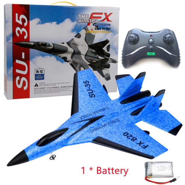 FX-820 2.4G 2CH SU-35 リモコン戦闘機固定翼 Rc グライダー電動飛行機