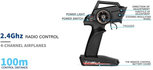 Wltoys124017ブラシレスモーター付きリモートコントロールレーシング