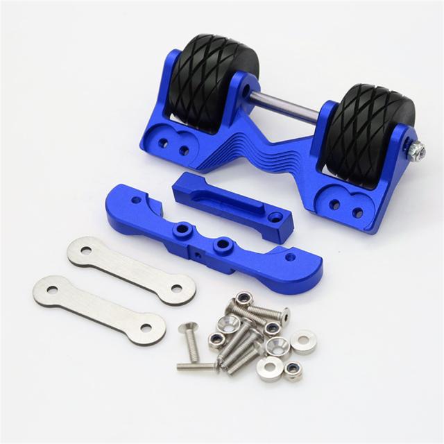 グラムグレイス オールデン デッキ パーツ Rc カー後輪アルミ合金調整可能な角度ホイールアップグレード