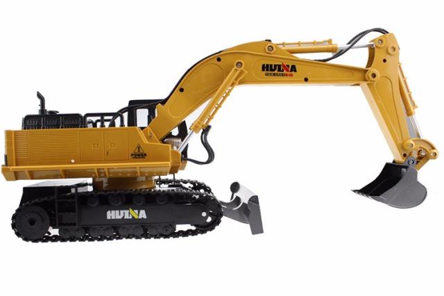 Huina 510 1510RCショベルカー2.4G11CHメタルリモートコントロール