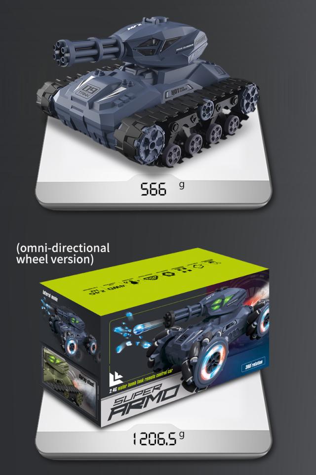 Q126 リモートコントロールカースプレータンクライトプログラミングドリフトカー子供のおもちゃクリスマス誕生日プレゼント