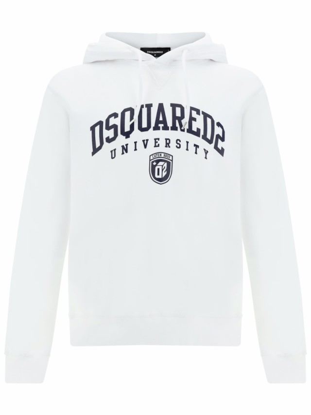 DSQUARED2 ディースクエアード ホワイト WHITE トレーナー メンズ 秋冬