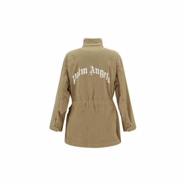 PALM ANGELS パーム エンジェルス Beige Brown ジャケット メンズ 春夏2023 PMEL010S23FAB001_6160  【関税・送料無料】【ラッピング無料｜au PAY マーケット