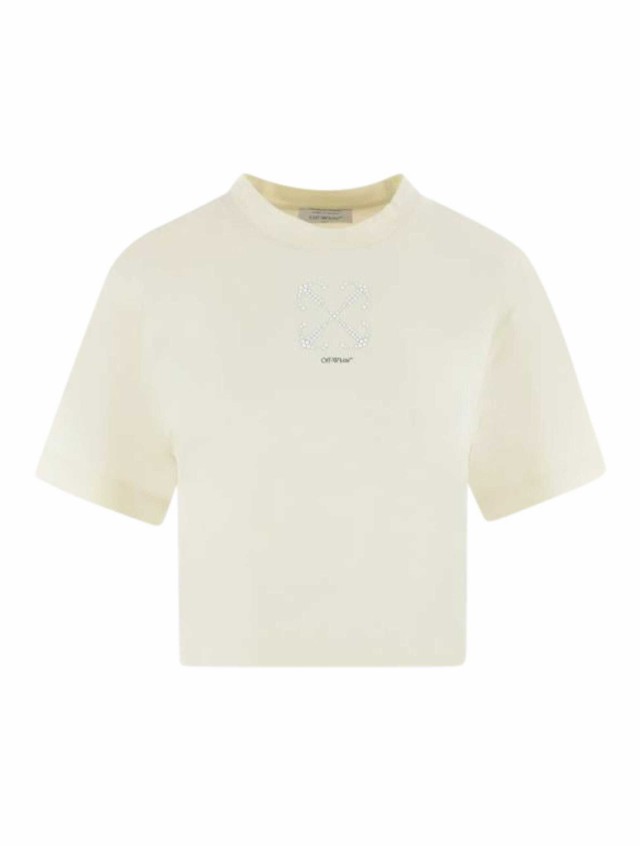 OFF WHITE オフホワイト Beige Tシャツ レディース 秋冬2023