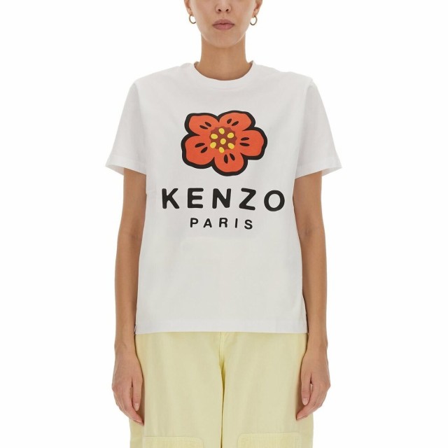 KENZO ケンゾー ホワイト Bianco Tシャツ レディース 秋冬2022 FC62TS007 4SO01 【関税・送料無料】【ラッピング無料】  ia｜au PAY マーケット