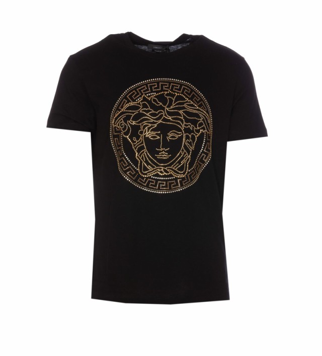 VERSACE ヴェルサーチ Black Tシャツ メンズ 秋冬2023 A77987 1A084911B000 【関税・送料無料】【ラッピング無料】  ia｜au PAY マーケット