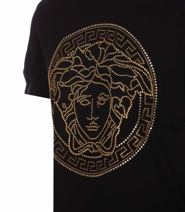 VERSACE ヴェルサーチ Black Tシャツ メンズ 秋冬2023 A77987 1A084911B000 【関税・送料無料】【ラッピング無料】  ia｜au PAY マーケット