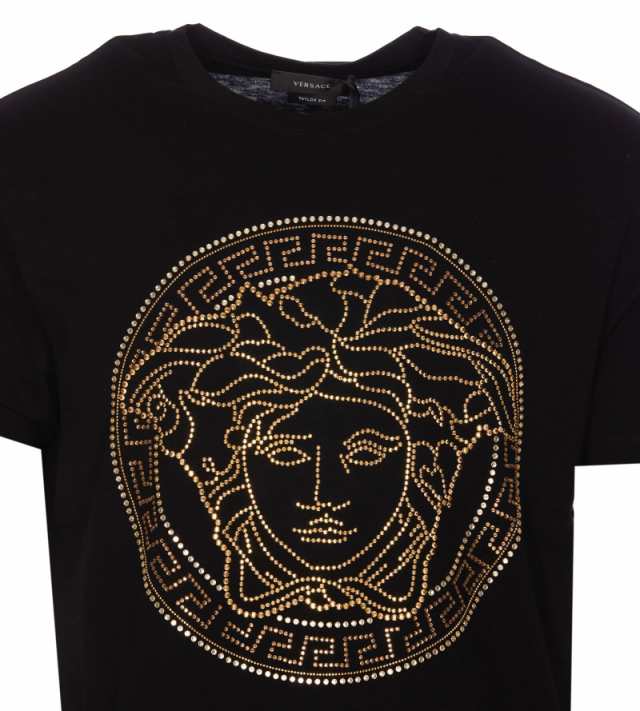 VERSACE ヴェルサーチ Black Tシャツ メンズ 秋冬2023 A77987 1A084911B000 【関税・送料無料】【ラッピング無料】  ia｜au PAY マーケット