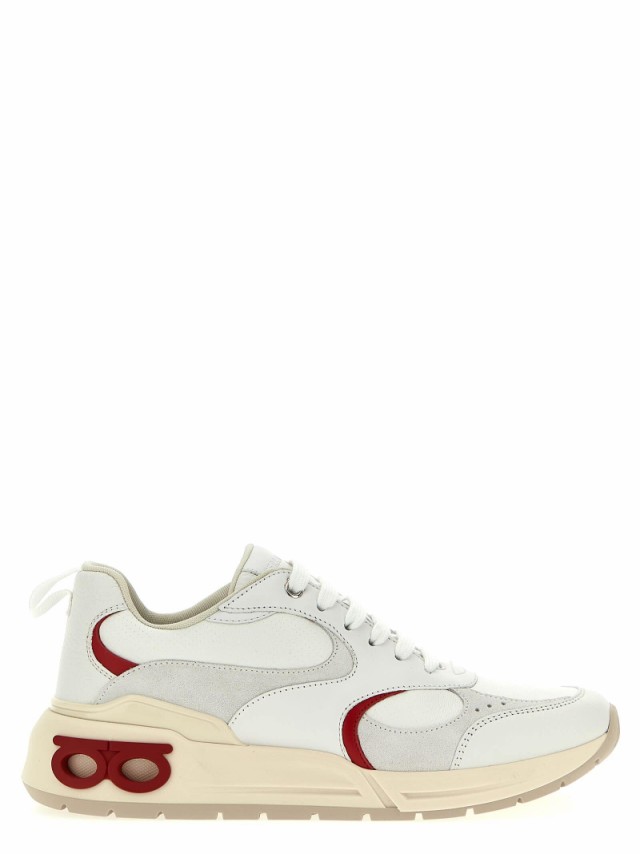 FERRAGAMO フェラガモ ホワイト White スニーカー メンズ 秋冬2023