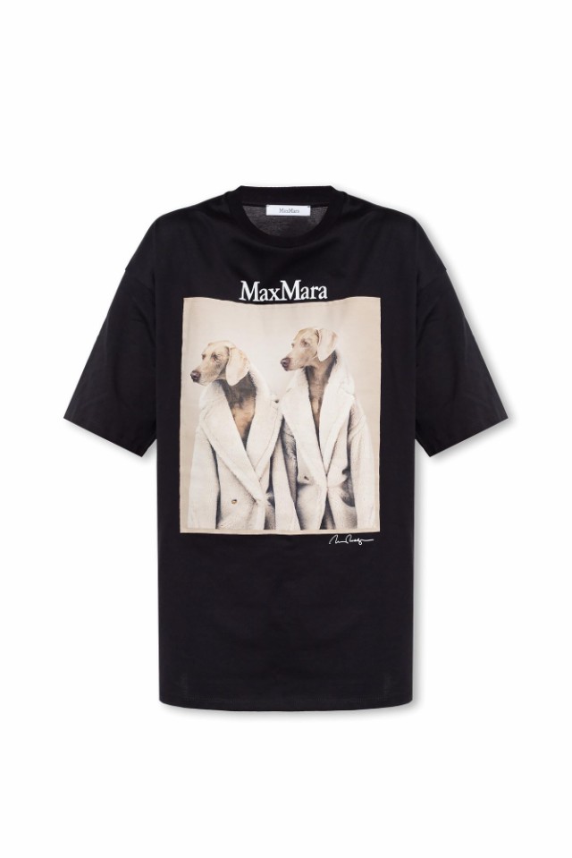 MAX MARA マックス マーラ ブラック BLACK Tシャツ レディース 秋冬