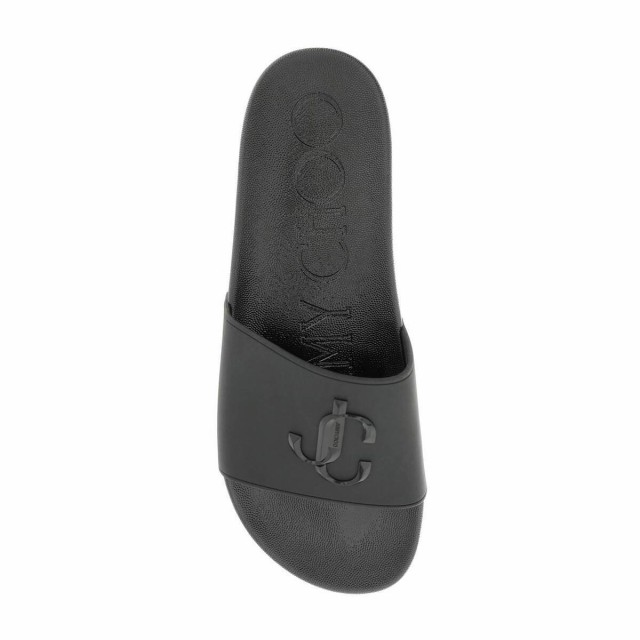 JIMMY CHOO ジミーチュウ Nero Jimmy choo port rubber slides