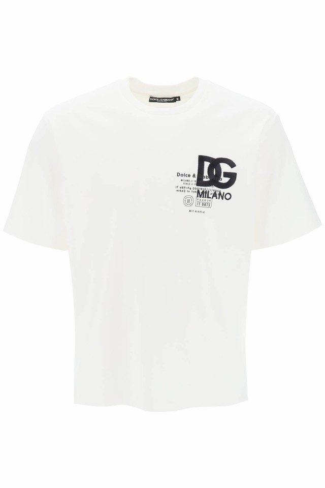 DOLCE＆GABBANA ドルチェ＆ガッバーナ ホワイト Bianco Tシャツ メンズ