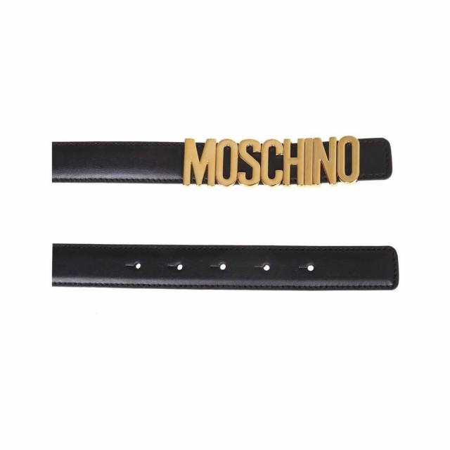 MOSCHINO モスキーノ ブラック Nero ベルト レディース 春夏2023 8006 8001A0555 【関税・送料無料】【ラッピング無料】  ia｜au PAY マーケット