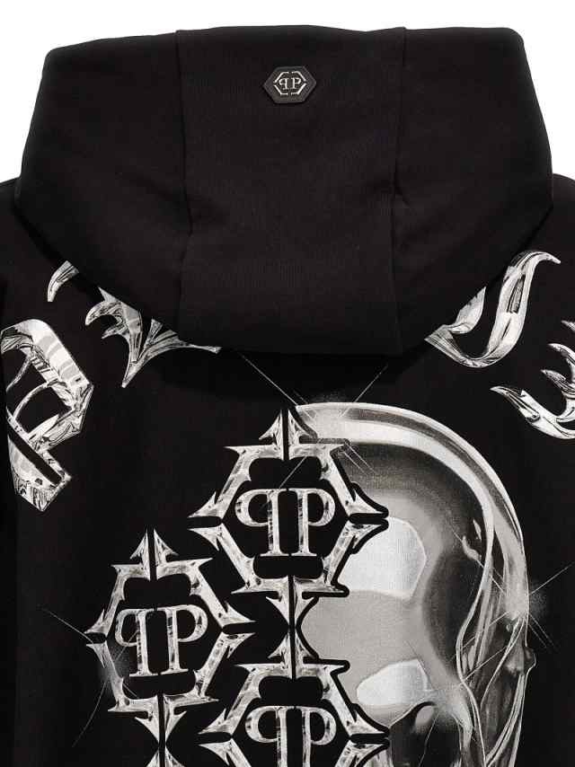 PHILIPP PLEIN フィリップ プレイン ブラック Black トレーナー メンズ 秋冬2023 MJB3153PJO002N02  【関税・送料無料】【ラッピング無料｜au PAY マーケット