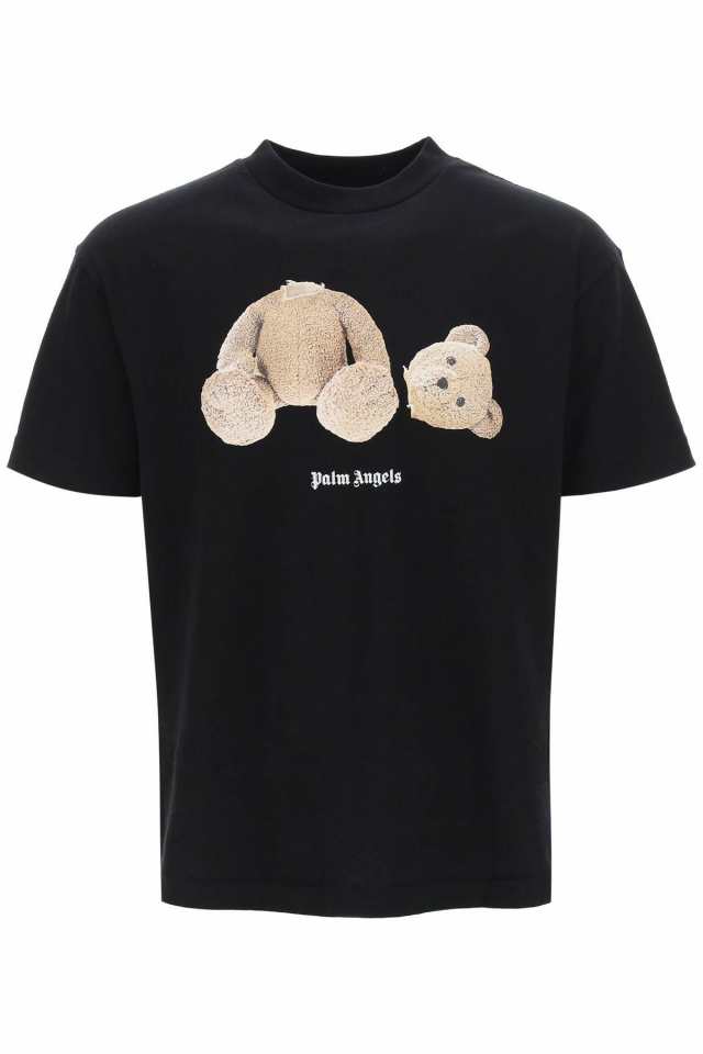 PALM ANGELS パーム エンジェルス Tシャツ メンズ 秋冬2023 PMAA001C99JER001 1060 BLACK BROWN  【関税・送料無料】【ラッピング無料】 i｜au PAY マーケット