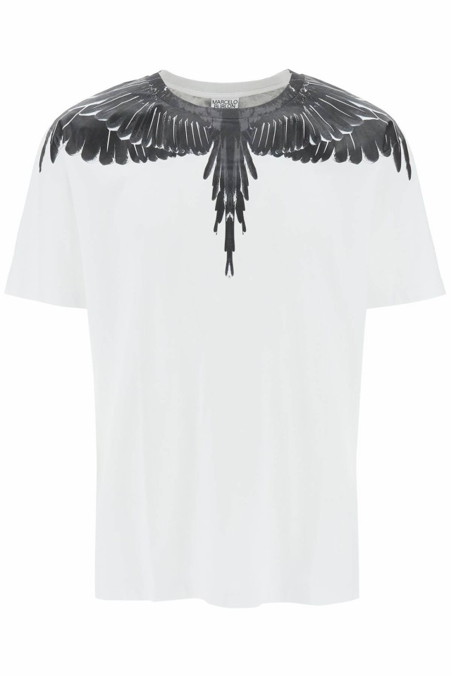 MARCELO BURLON マルセロ バーロン ホワイト WHITE Tシャツ メンズ 秋冬2023 CMAA018C99JER001 0110  【関税・送料無料】【ラッピング無料｜au PAY マーケット