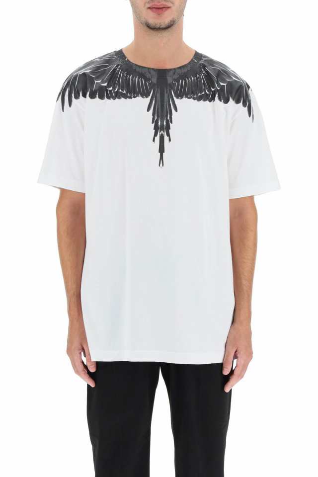 MARCELO BURLON マルセロ バーロン ホワイト WHITE Tシャツ メンズ 秋冬2023 CMAA018C99JER001 0110  【関税・送料無料】【ラッピング無料｜au PAY マーケット