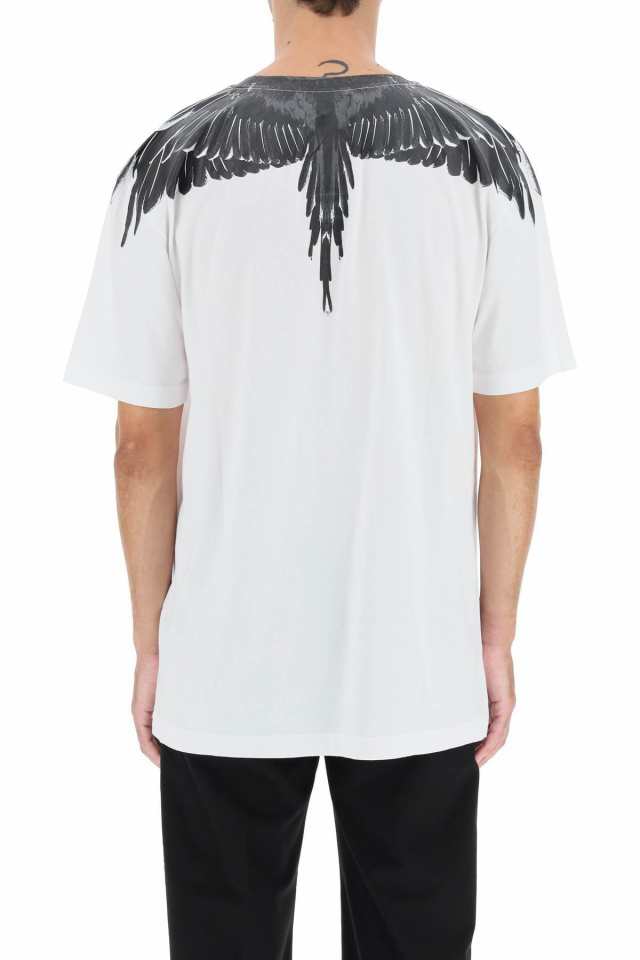 MARCELO BURLON マルセロ バーロン ホワイト WHITE Tシャツ メンズ 秋冬2023 CMAA018C99JER001 0110  【関税・送料無料】【ラッピング無料｜au PAY マーケット