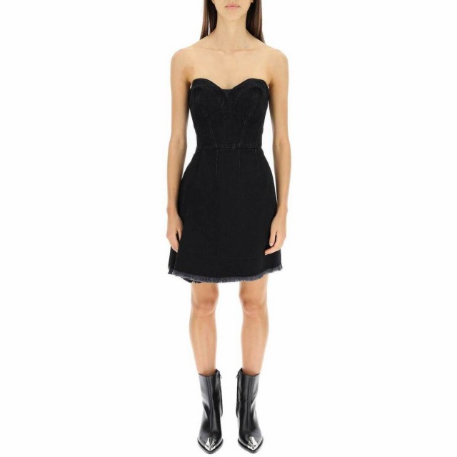 ALEXANDER MCQUEEN アレキサンダー マックイーン Nero Alexander mcqueen denim bustier short  dress ドレス レディース 春夏2023 719187｜au PAY マーケット