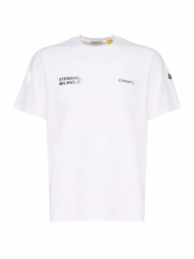 MONCLER GENIUS モンクレール ジーニアス ホワイト White Tシャツ メンズ 秋冬2023 I209U8C00002  M3265001 【関税・送料無料】【ラッピン｜au PAY マーケット