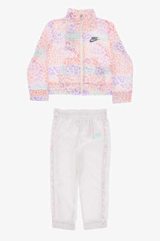 NIKE KIDS ナイキ Multicolor ジャケット 36K197-GAK ガールズ ANIMAL EFFECT JOGGERS AND  SWEATSHIRT SET IN COLOR-BLOCK 【関税・送料｜au PAY マーケット