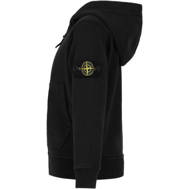 STONE ISLAND JUNIOR ストーン アイランド ブラック Black スウェット ボーイズ 秋冬2023 791660720  #V0029 【関税・送料無料】【ラッピ｜au PAY マーケット