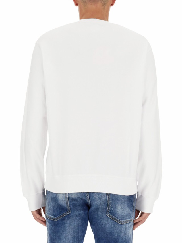DSQUARED2 ディースクエアード White トレーナー メンズ 秋冬2023 S71GU0625 S25516 100  ia