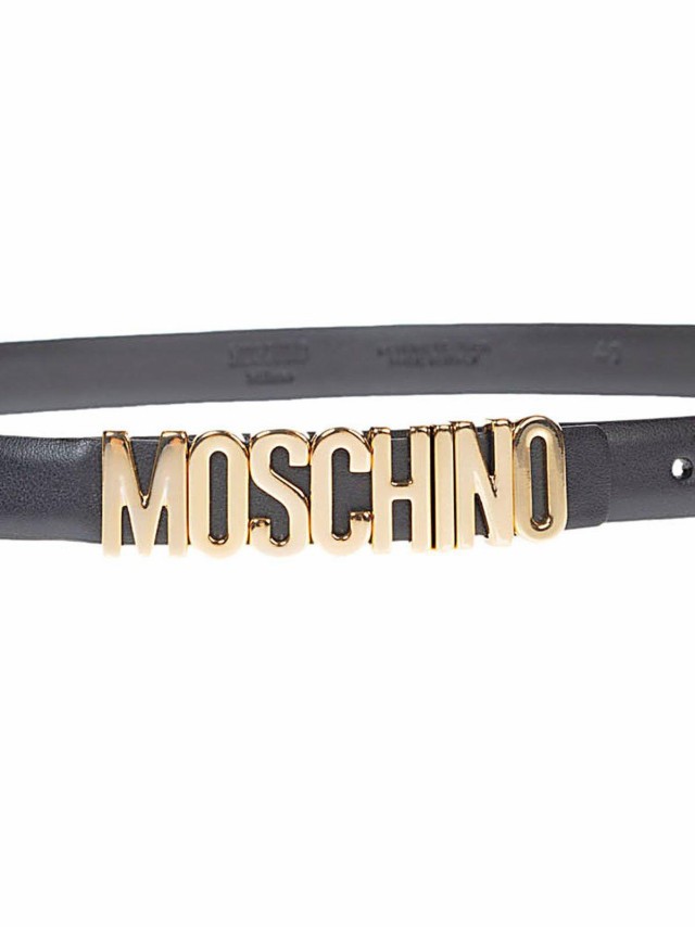 MOSCHINO モスキーノ ブラック Black ベルト レディース 秋冬2023 8008