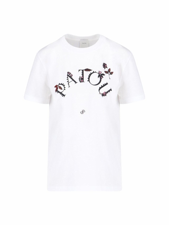 PATOU パトゥ ホワイト WHITE Tシャツ レディース 秋冬2023