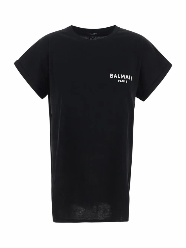 BALMAIN バルマン ブラック Black Tシャツ レディース 秋冬2023