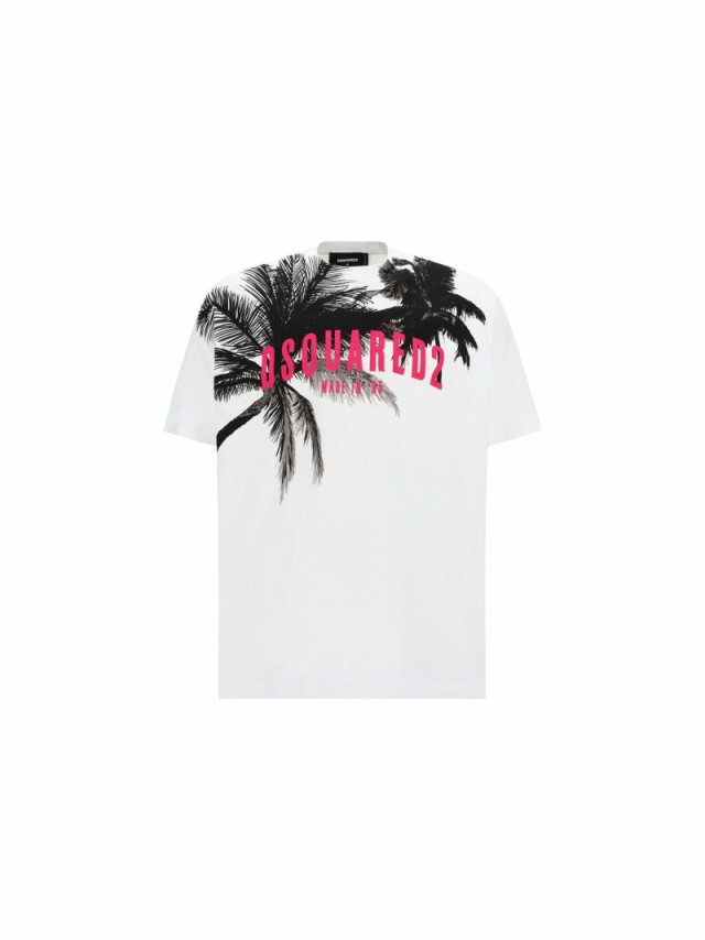 DSQUARED2 ディースクエアード White Tシャツ メンズ 春夏2023