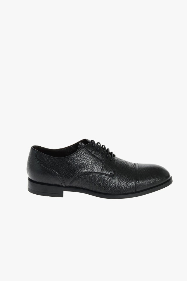 ZEGNA ゼニア ドレスシューズ A4379X LHCVO 001 メンズ EZ TAILORING TEXTURED LEATHER DERBY  【関税・送料無料】【ラッピング無料】 dk｜au PAY マーケット