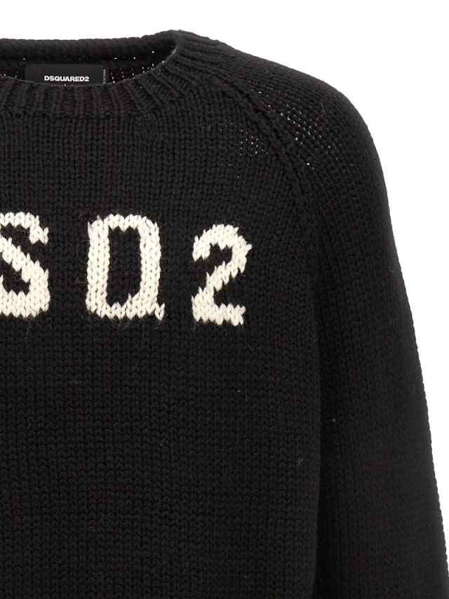 DSQUARED2 ディースクエアード ブラック Black ニットウェア メンズ