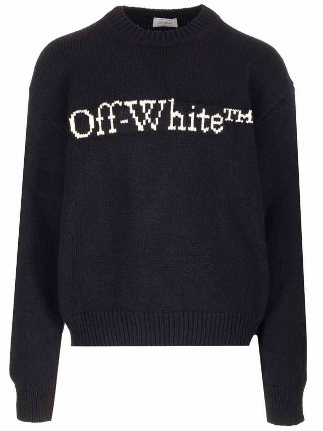 OFF WHITE オフホワイト ニットウェア メンズ 秋冬2023 OMHE167F23KNI002 1001 【関税・送料無料】【ラッピング無料】  ia｜au PAY マーケット