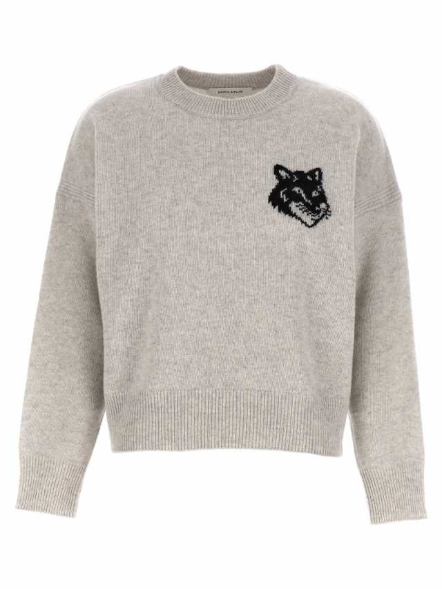 MAISON KITSUNE メゾン キツネ グレー Gray ニットウェア レディース