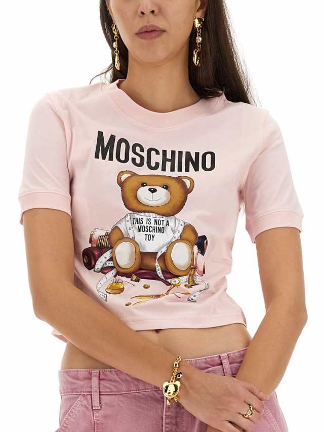 値下げ】MOSCHINO モスキーノ Tシャツ レディース - Tシャツ(半袖/袖なし)