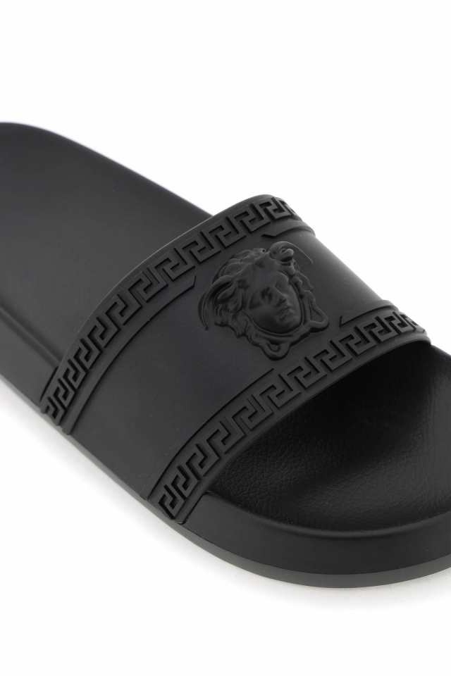 VERSACE ヴェルサーチ ブラック BLACK サンダル メンズ 秋冬2023