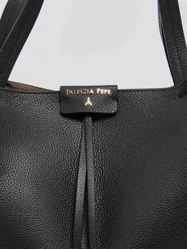 PATRIZIA PEPE パトリツィアペペ ブラック NERO トートバッグ レディース 秋冬2023 CB8895L001 Black  【関税・送料無料】【ラッピング無｜au PAY マーケット