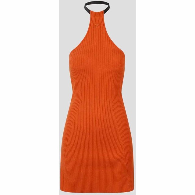 COURREGES クレージュ Yellow ＆ Orange ドレス レディース 春夏2023