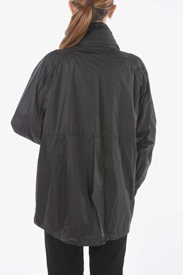 WOOLRICH ウールリッチ Black ジャケット COWWCPS2748UT1324 100 レディース NYLON DAUPHINE  WINDBREAKER WITH ELASTIC INSERTS 【関税・｜au PAY マーケット