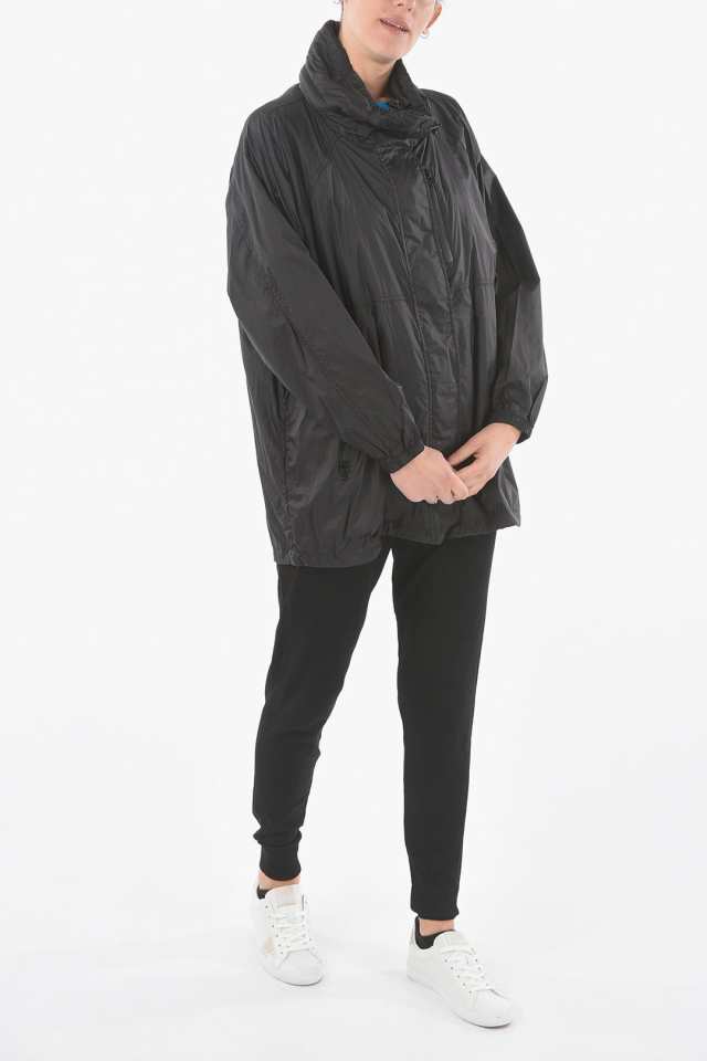 WOOLRICH ウールリッチ Black ジャケット COWWCPS2748UT1324 100 レディース NYLON DAUPHINE  WINDBREAKER WITH ELASTIC INSERTS 【関税・｜au PAY マーケット