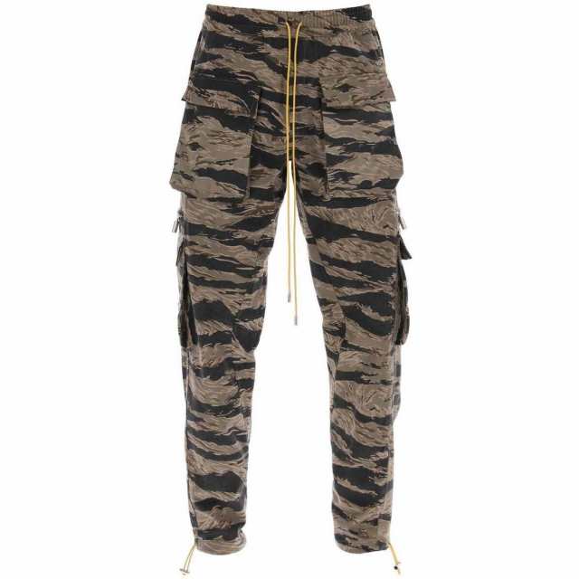 RHUDE ルード Colori misti Rhude cargo pants with tiger camo motif