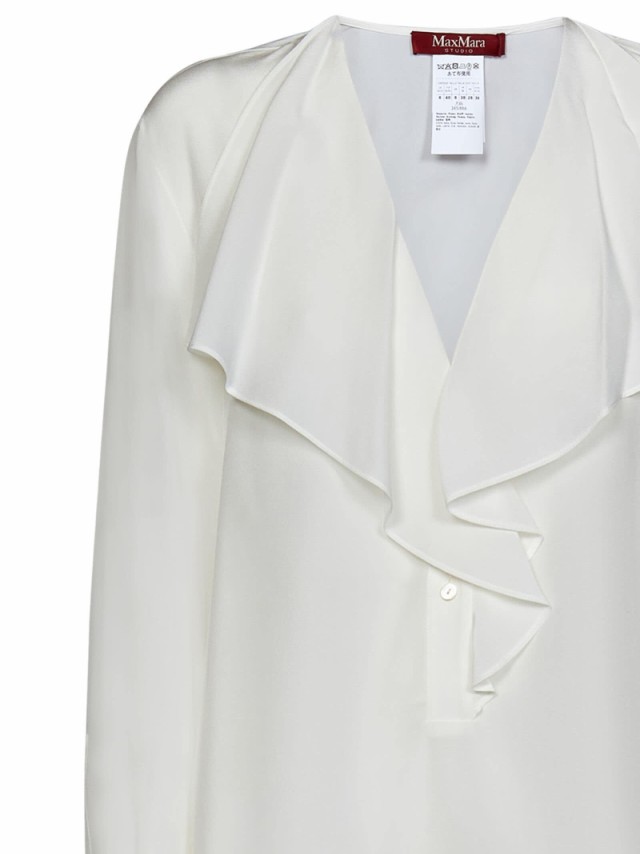 MAX MARA STUDIO マックスマーラ ステュディオ ホワイト White シャツ