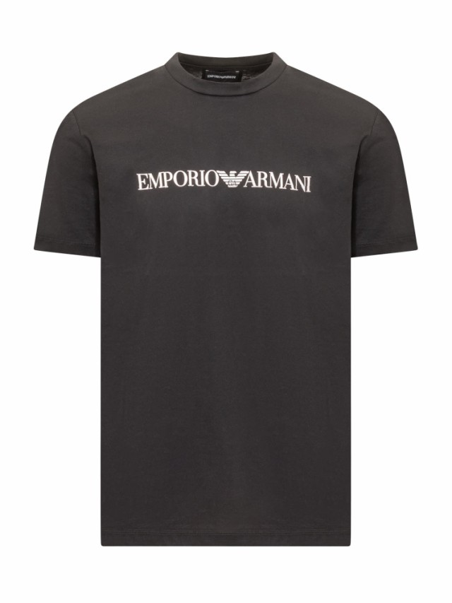 EMPORIO ARMANI エンポリオ アルマーニ Tシャツ メンズ 秋冬2023 8N1TN5/1JPZZ 0021 NERO LOGO  【関税・送料無料】【ラッピング無料】 ia｜au PAY マーケット