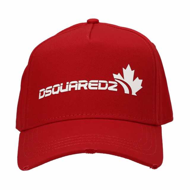 DSQUARED2 ディースクエアード レッド Red 帽子 メンズ 春夏2023