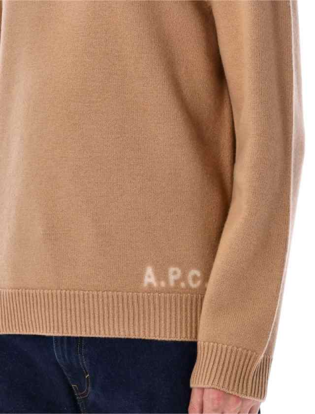 A.P.C. アーペーセー ブラウン CAMEL ニットウェア メンズ 秋冬2023 H23059WVBAZCAMEL/ ECR  【関税・送料無料】【ラッピング無料】 ia｜au PAY マーケット