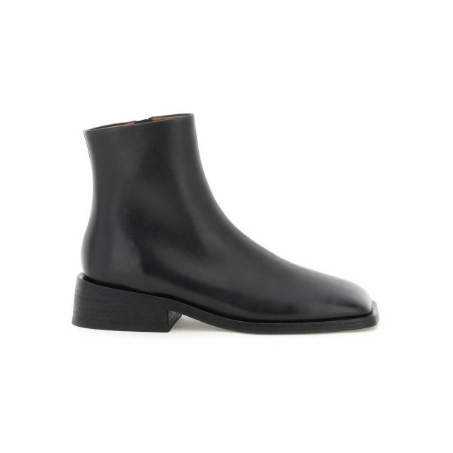 MARSELL マルセル Nero Marsell 'spatoletto' leather ankle boots