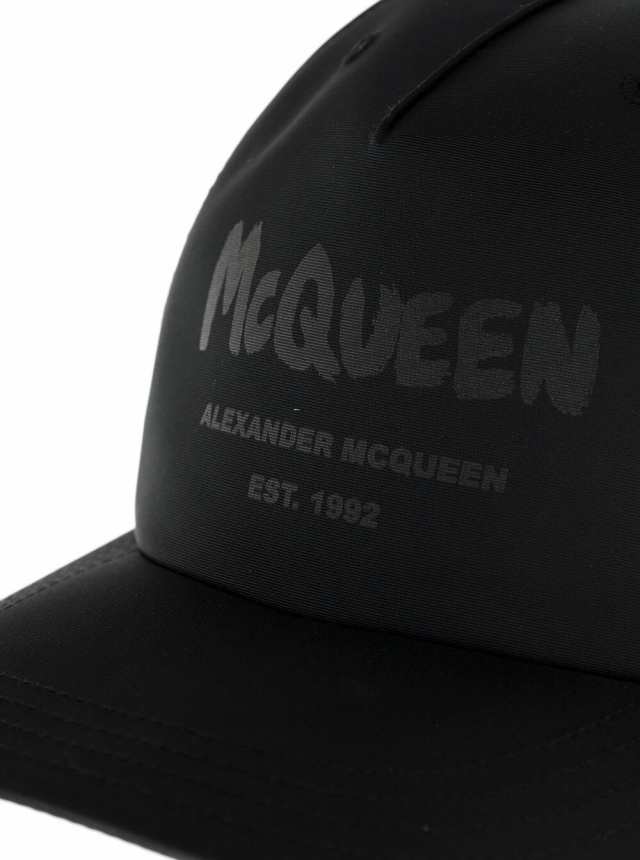 ALEXANDER MCQUEEN アレキサンダー マックイーン ブラック Black 帽子 メンズ 春夏2023 6677784404Q1000  【関税・送料無料】【ラッピング｜au PAY マーケット